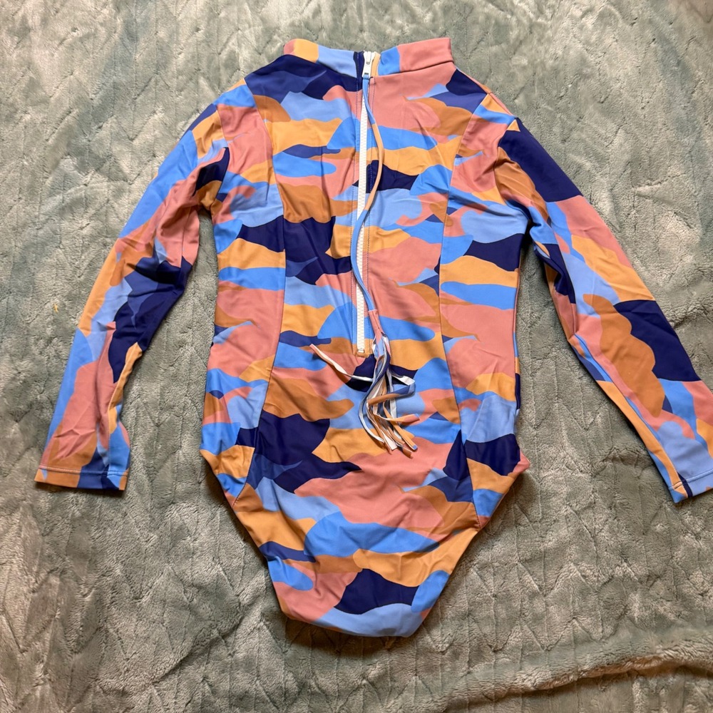 Issa de' Mar Kids XL Long Sleeve One Piece Swimsuit Camo Rash Guard